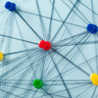 Network with pins
